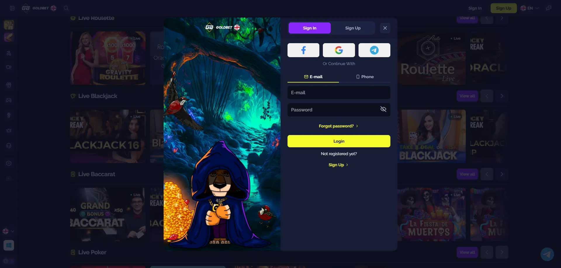 Goldbet Casino account verification and KYC process for Pakistani players